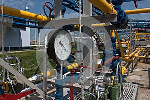 Gas compressor station