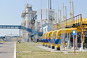 Gas compressor station