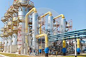 Gas compressor station