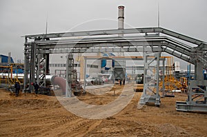 Gas compressor station