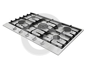Gas Cooktop Isolated