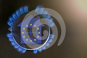 gas crisis. Rising utility costs in European Union. Energy crisis, export-import problems in Europe. The concept, gas