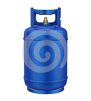 Gas Cylinder Isolated