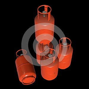 Gas cylinder lpg tank gas-bottle