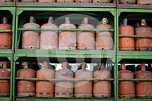 Gas cylinders photo