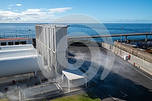 Gas depot in camara de lobos madeira