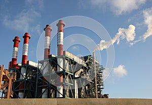 Gas emission photo