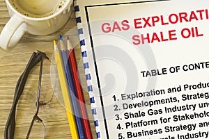 Gas exploration including shale oil concept