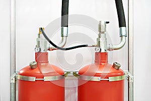 Gas extinguishing modules