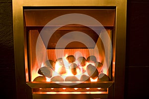 Gas fire