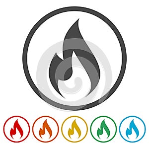 Gas Flame Icon