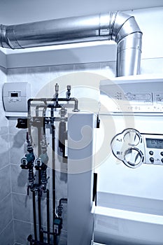 Gas furnace central unit