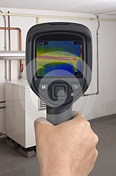 Gas Furnace Thermal Image