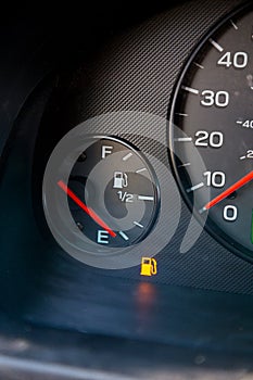 Gas Guage Empty photo