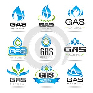 Gas industry symbols