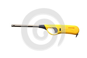 Gas lighter gun for gas-stove and gas-kitchen on white background