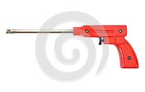 Gas lighter gun for gas stove and gas kitchen on white background. Gas lighter isolated