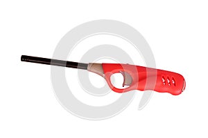 Gas lighter gun for gas-stove isolated on white background