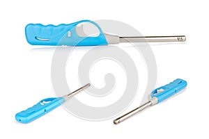 Gas lighter isolated on white background