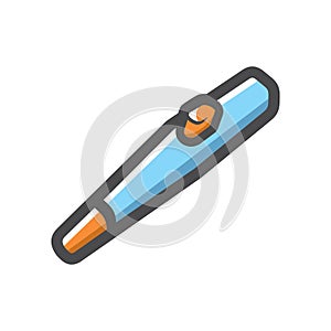 Gas lighter kitchen tool Vector icon Cartoon illustration.