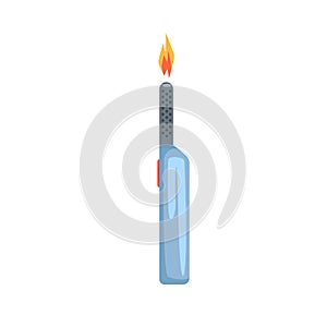 Gas lighter vector Illustration