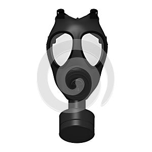 Gas mask photo