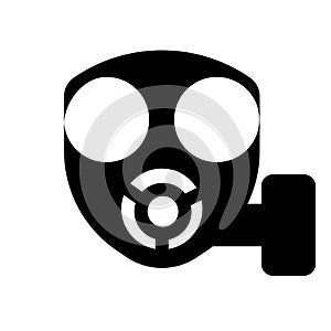 Gas mask icon. Trendy Gas mask logo concept on white background