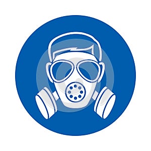 Respiratory protection must be worn. M017. Standard ISO 7010
