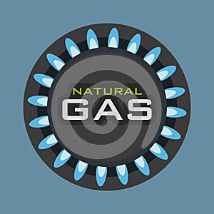 Gas natural design photo