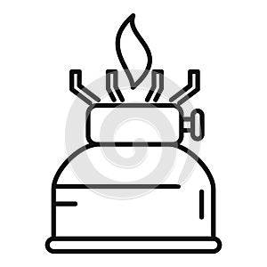 Gas outdoor lamp icon outline vector. Global escapade