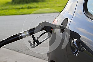 Gas petrol filling station