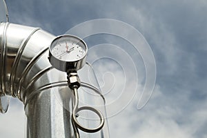 Gas pressure Manometer