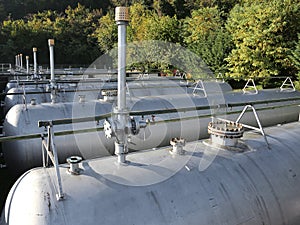 gas pressure vessels for the storage of flammable natural gas