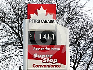 Gas Prices Hit an All-Time High in Toronto, Ontario, Canada