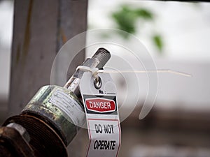 gas process valve isolation lock out tag out,Lock