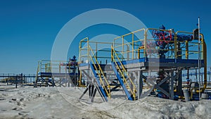 Gas production at the Severnoye field photo