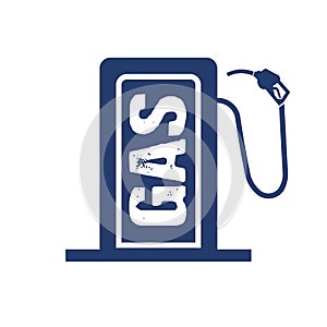 Gas Pump Graphic Design illustration