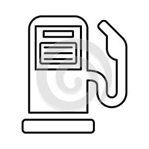 Gas Pump Icon in Line Style