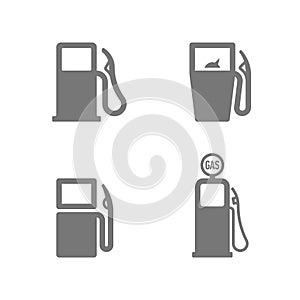 Gas pump icons
