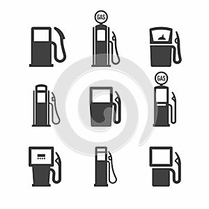 Gas pump icons