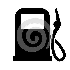 Gas pump vector sign or gasoline station icon