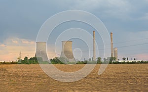 Gas refinery from Ploiesti, Romania.
