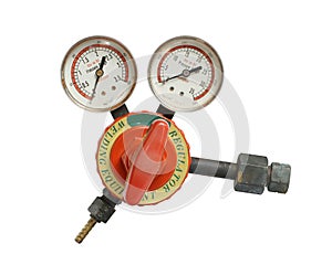 Gas regulator gauges
