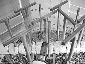 Gas ring in torch system of the closed type, appearance