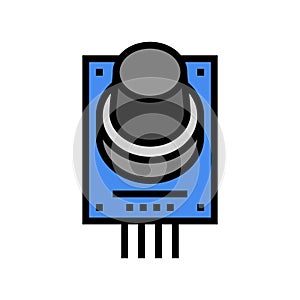 gas sensor module color icon vector illustration photo