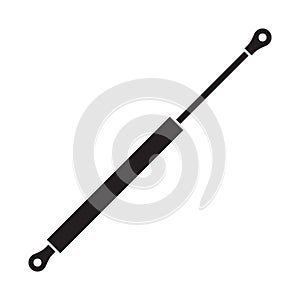 Gas spring icon, vector illustration