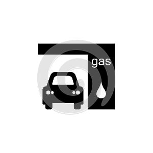 Gas station icon. Oil an gas icon elements. Premium quality graphic design icon. Simple icon for websites, web design, mobile app,