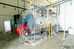 Gas steam boiler