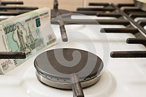 Gas stove with rubles. Sale of gas for rubles. Tariffs for energy resources