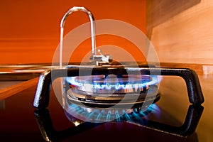 Gas stove and water tap